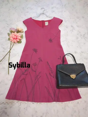 Sybilla 시빌라 자수 울 원피스