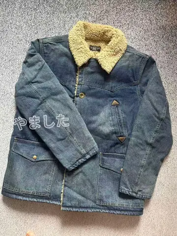 [새상품급] RRL 23AW 한정판 플리스 라이너 데님 런치 자켓 XL