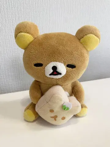 리락쿠마 봉제 인형*리락쿠마의 토스트 포옹 베이커리 식빵 san-x