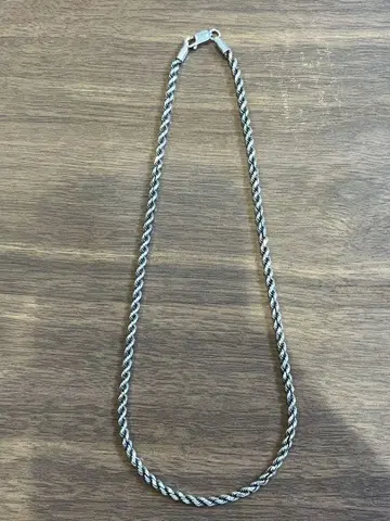 925 실버 로프 체인 목걸이