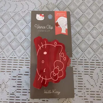 헬로키티 바나나 클립 빨간색