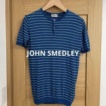 존스메들리 JOHN SMEDLEY 씨 아일랜드 코튼 피케 셔츠 S
