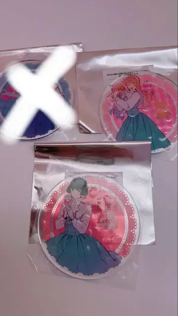 오히나레 그라테 아크릴 코스터