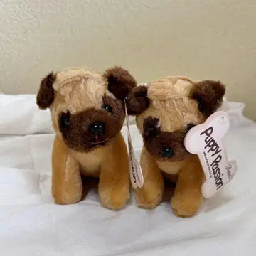 미사용 새상품 베스트에버 재팬 퍼그 봉제 인형 2세트