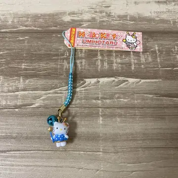 우미호타루 한정판 지역 한정 키티 스트랩 블루