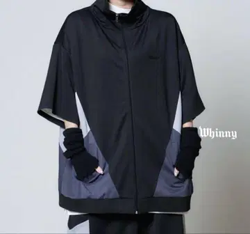 Whinny 호와이니 못토 카리스마 니트 저지 블랙