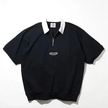 FROCLUB/프로클럽 하프 지퍼 블랙