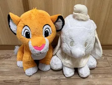 디즈니 심바 덤보 봉제 인형