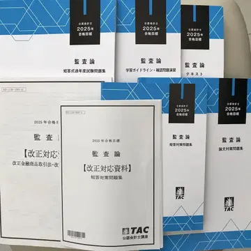 TAC 공인회계사 2025 감사론 텍스트