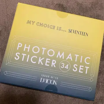 SEVENTEEN DICON 굿즈 사진 스티커