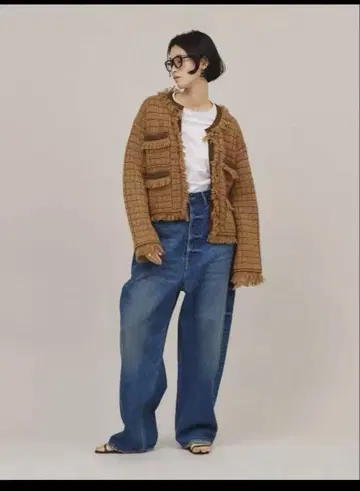 캘런솔로지 와이드 루즈 데님 36