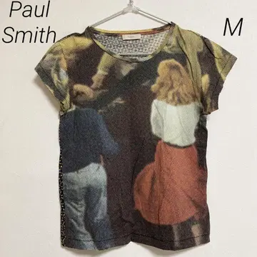0507 Paul Smith 폴스미스 인물 프린트 반팔 T셔츠 M