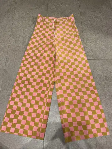 SZ blockprints disco pants 체커 팬츠