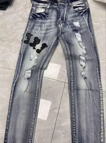 남성용 슬림핏 청바지