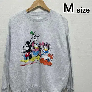 Disney 100주년 맨투맨 M 라이트 그레이 미키 앤드 프렌즈