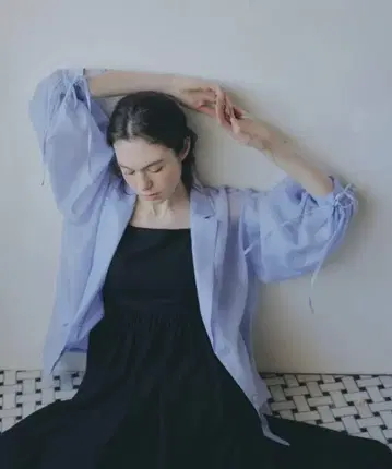 Notre emor puff sleeve sheer jacket