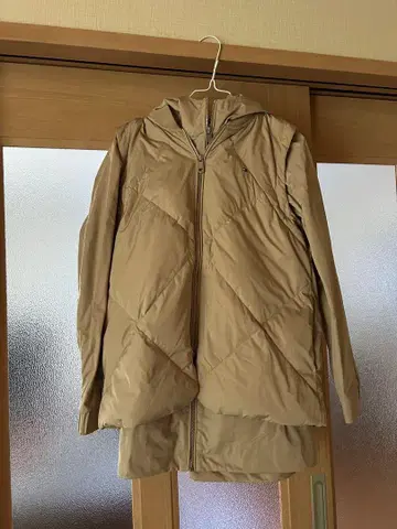 타미힐피거 베이지 퀼팅 베스트