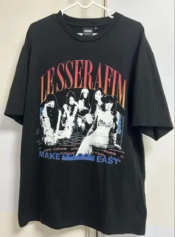 르세라핌 팝업 Peaches T셔츠 르세라핌 L