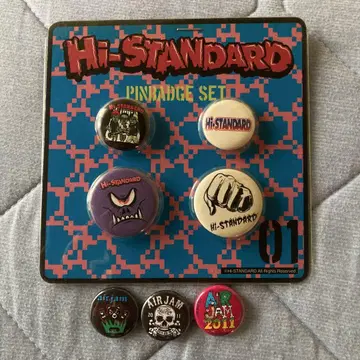 AIR JAM 2011 Hi-STANDARD 캔뱃지 세트