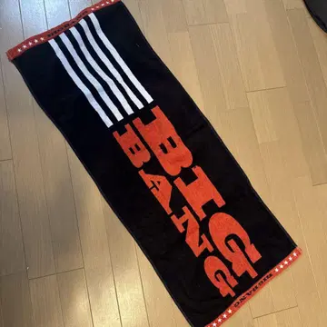 BIG BANG 타월 블랙 빨간색