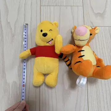 푸우와 티거 봉제 인형 세트