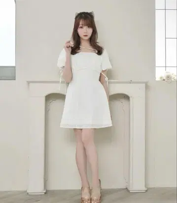 rose charm cotton race mini onepiece
