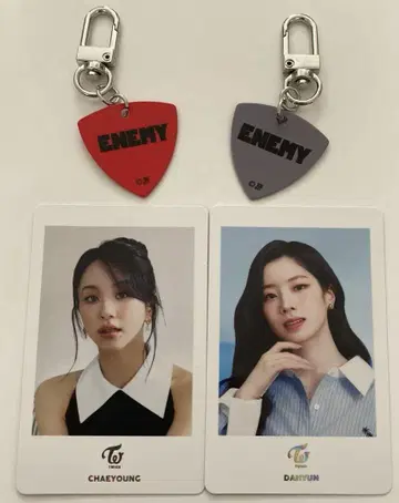 TWICE ENEMY 랜덤 피크 키링 트레이딩 카드