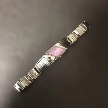 SEIKO 리볼리 뱅글 워치 실버 퍼플 중후한 느낌 뱅글