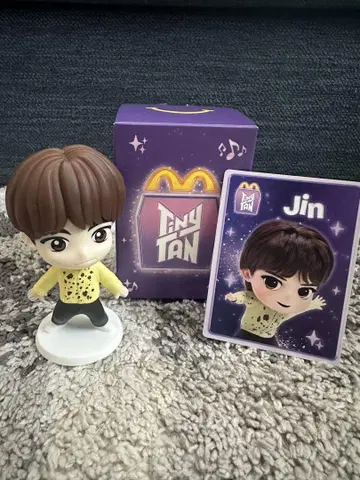 일본 미발매 맥도날드 한정판 TinyTan 피규어 BTS JIN
