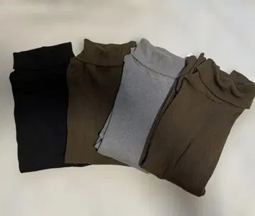 UNIQLO 히트텍 EXTRA WARM 터틀넥 4개 세트