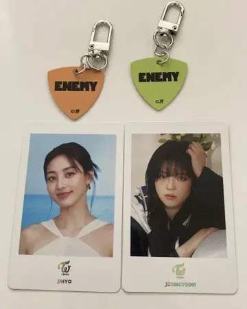 TWICE ENEMY 랜덤 피크 키링 트레이딩 카드