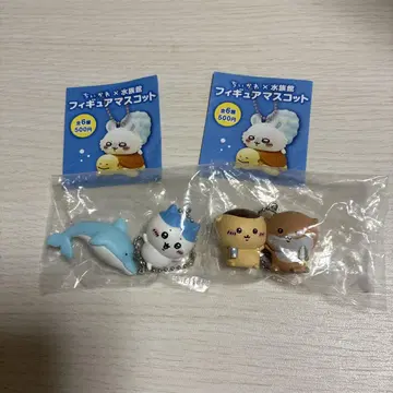 치이카와 (먼작귀) 수족관 피규어 마스코트 하치와레 밤만쥬 세트