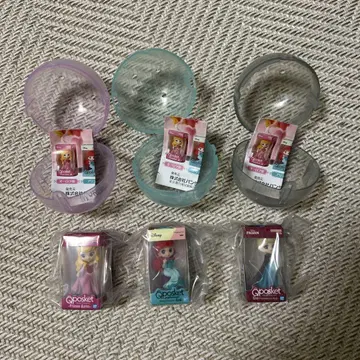 Qposket 가챠가챠, 오로라 공주, 아리엘, 안나 3개 세트