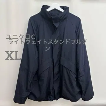 유니클로C 라이트웨이트 스탠드 블루종 XL 네이비 UNIQLO