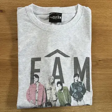 timelesz 타임레스FAM 멜란지 화이트 T셔츠 미사용품