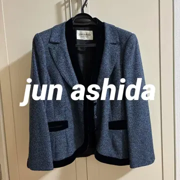그레이 테일러드 자켓 울 혼방