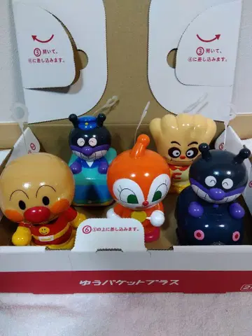 호빵맨 인형 5체 세트