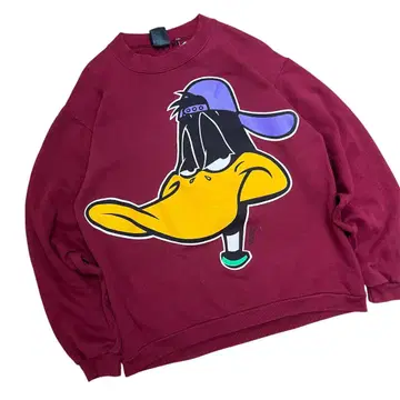 90s USA제 더피덕 맨투맨 S