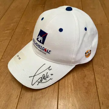 나가미네 사키 프로 친필 사인 캡 악사 여성용 골프