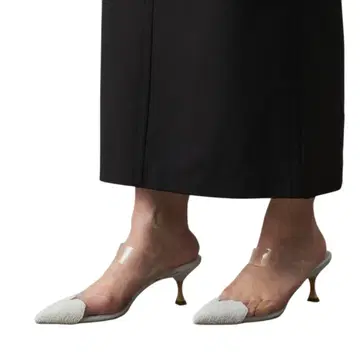 GRISE 6cm 포인트 하트 모티브 뮬
