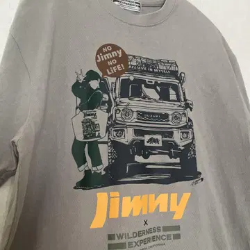 SUZUKI '공인' 콜라보! Jimny x WD 러브 짐니 Tee XL