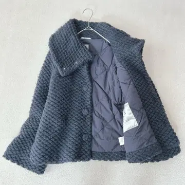 타트라스 글로리아 샤기 다운 자켓 다운 코트 네이비