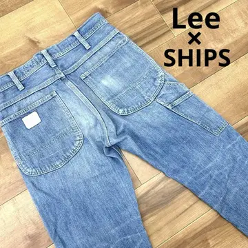 Lee x SHIPS JET BLUE 별주 페인터 데님 S