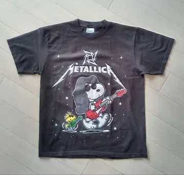 METALLICA 메탈리카 snoopy 밴드 T셔츠