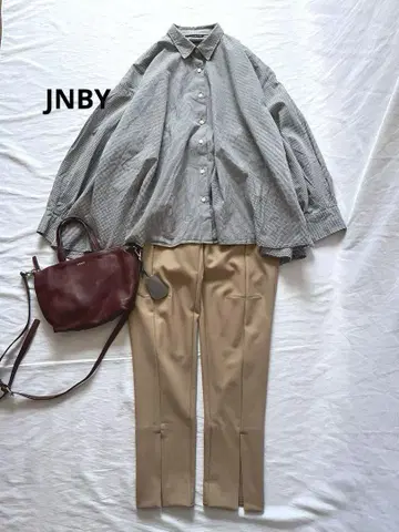 JNBY 스트레치 슬릿 디자인 팬츠 센소유니코