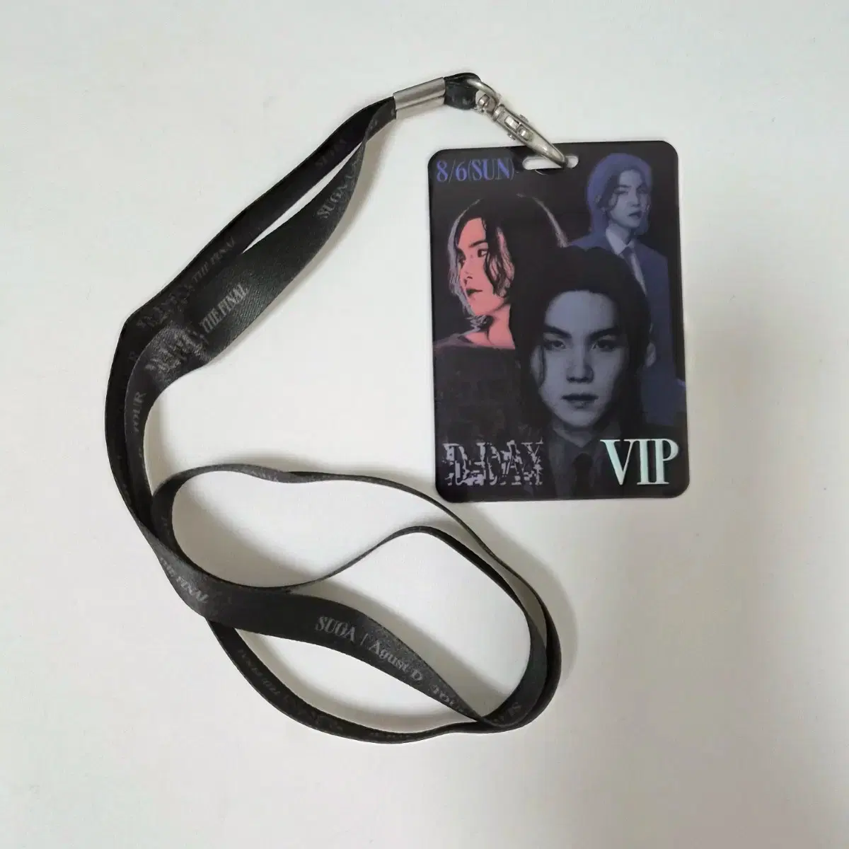 [Bangtan Official] Suga D-DAY Final Concert VIP Entrance Lanyard Card