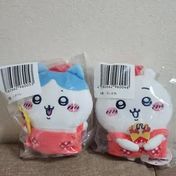 치이카와 (먼작귀) 크레이프 B상 봉제 인형 2체 세트
