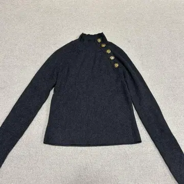 새상품급 ZARA 보틀넥 니트 하이넥 그레이 S 사이즈