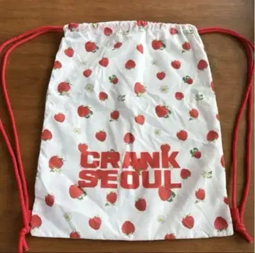 CRANK SEOUL 딸기 패턴 백팩