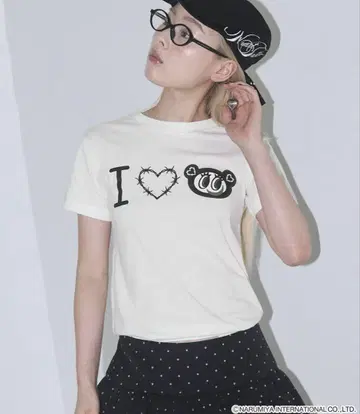 Heart Tatoo 모노톤 나카무라 군 T셔츠 ANGEL BULE